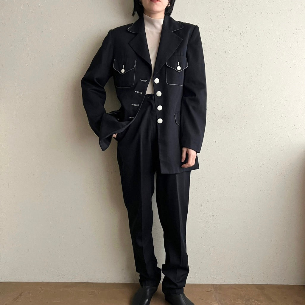 90s Black Two-Piece