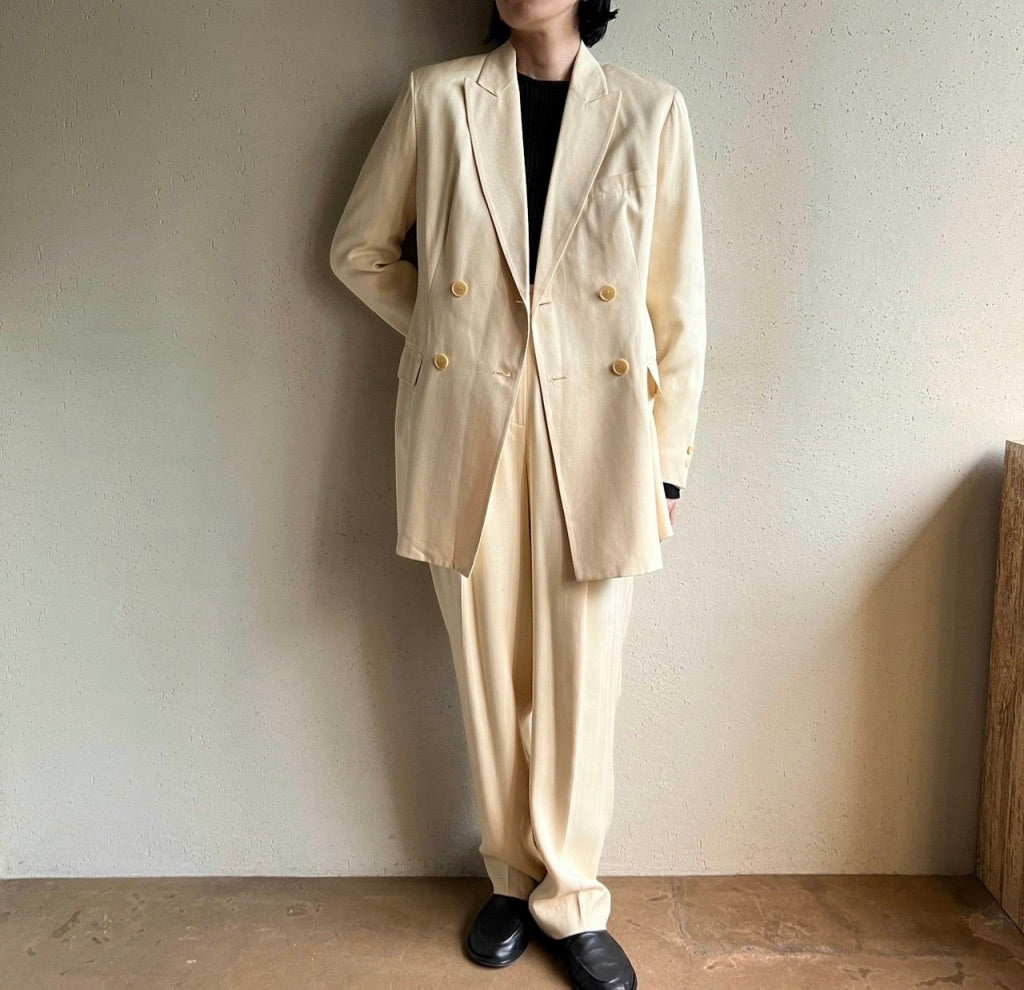 90s "ANN TAYLOR" Silk Two-Piece