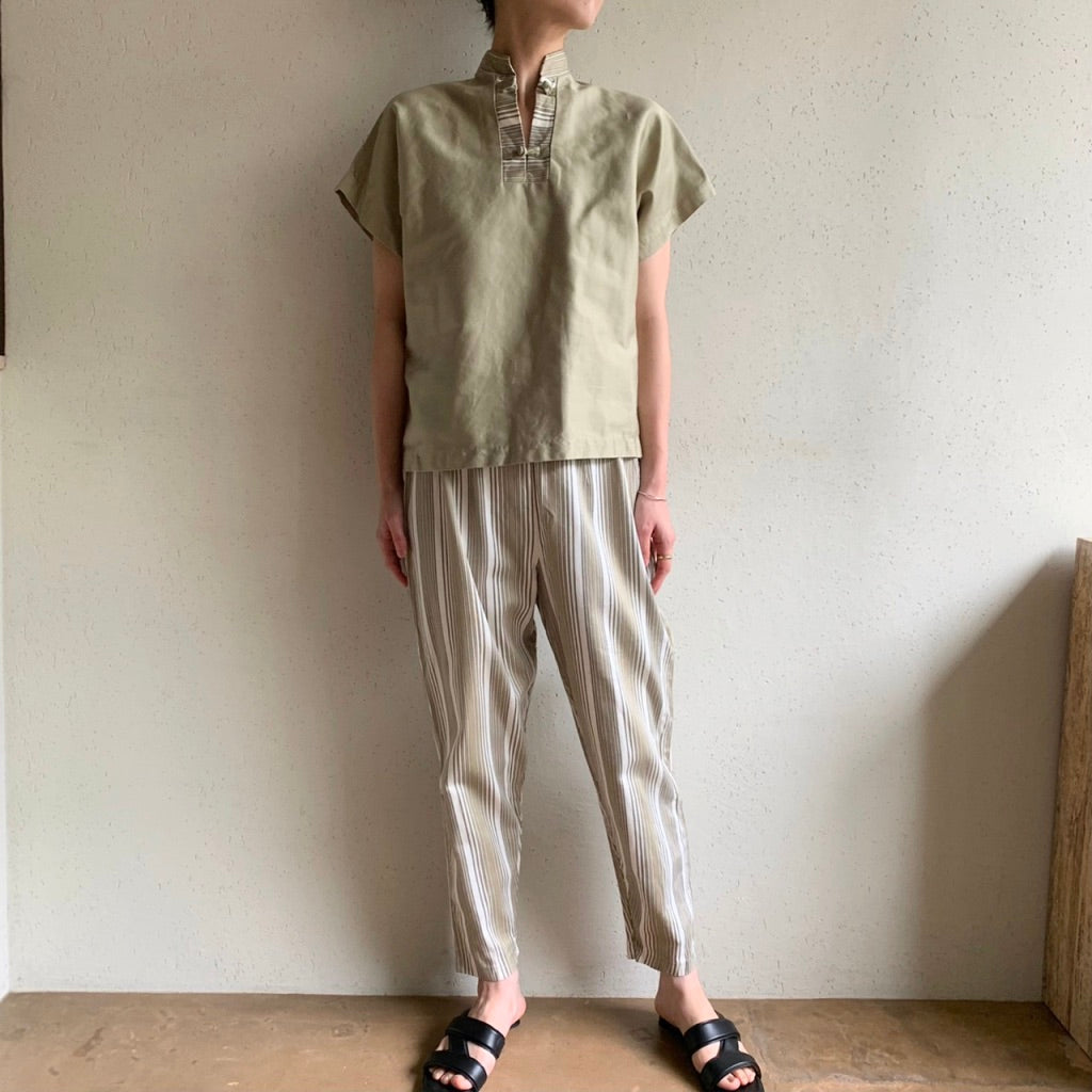 60s Striped Design Two-Piece