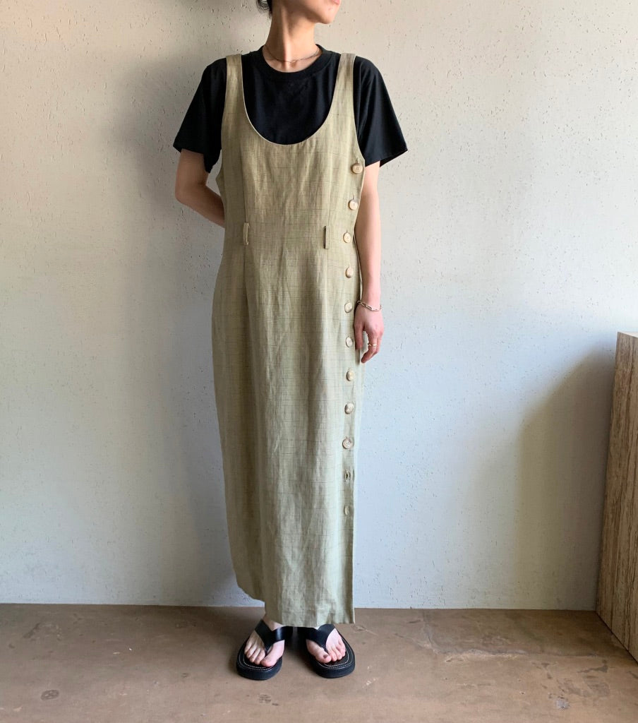 90s Plaid Dress Made in USA