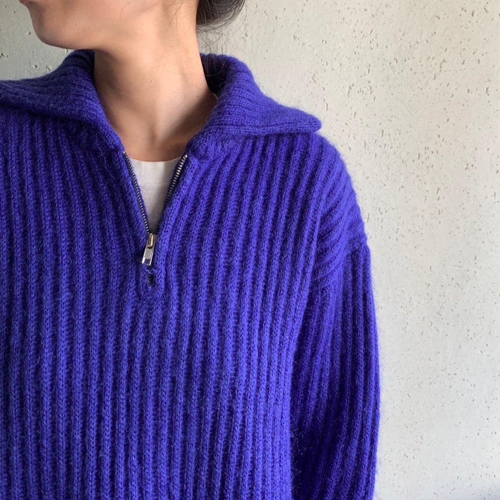90s Zipped Mohair Knit