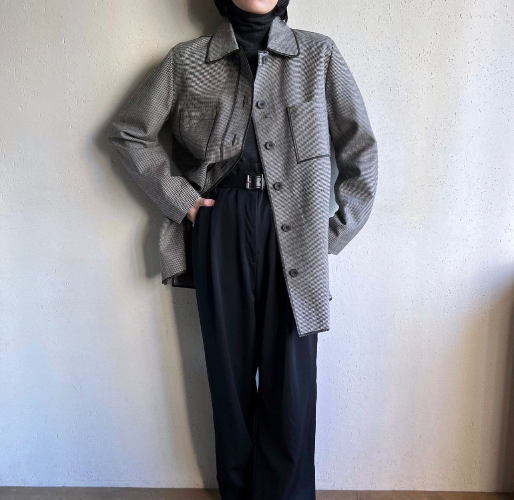 90s Wool Shirt Jacket
