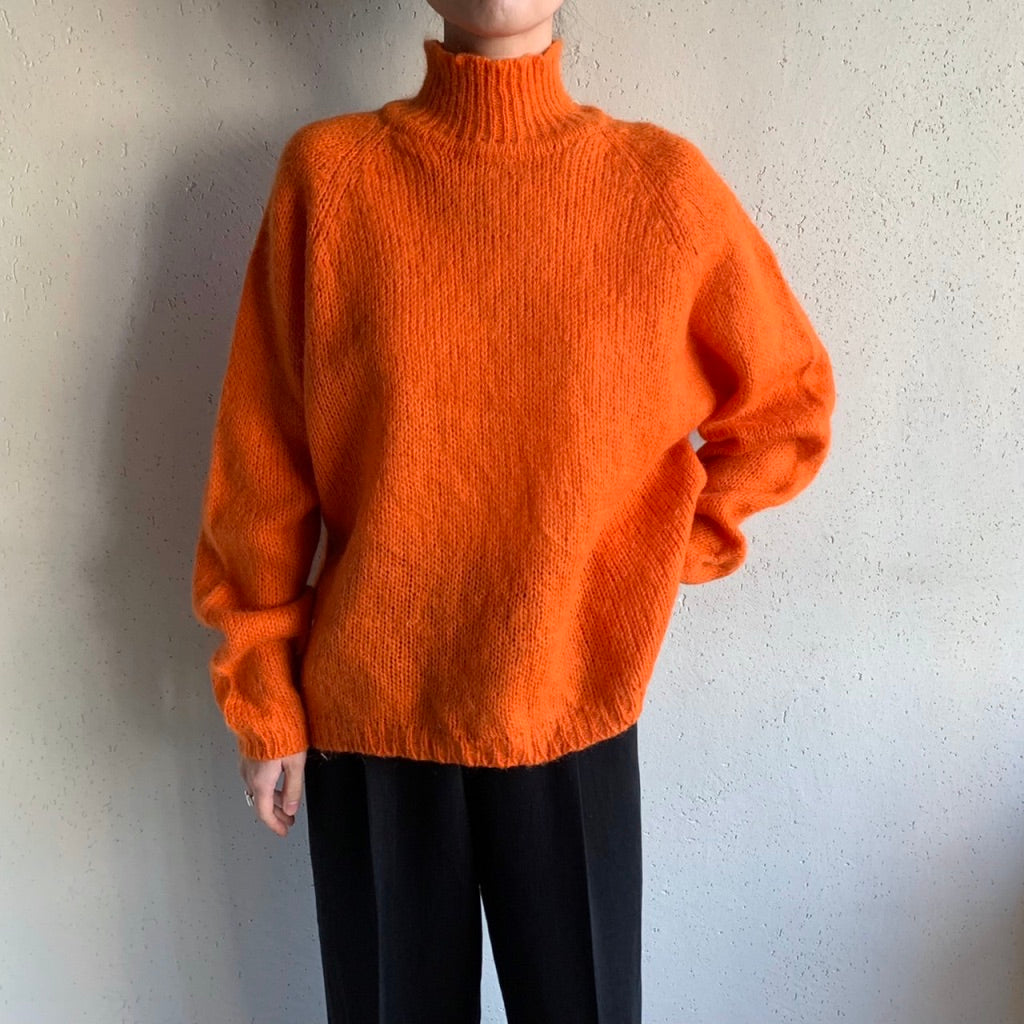 90s High Neck Mohair Knit