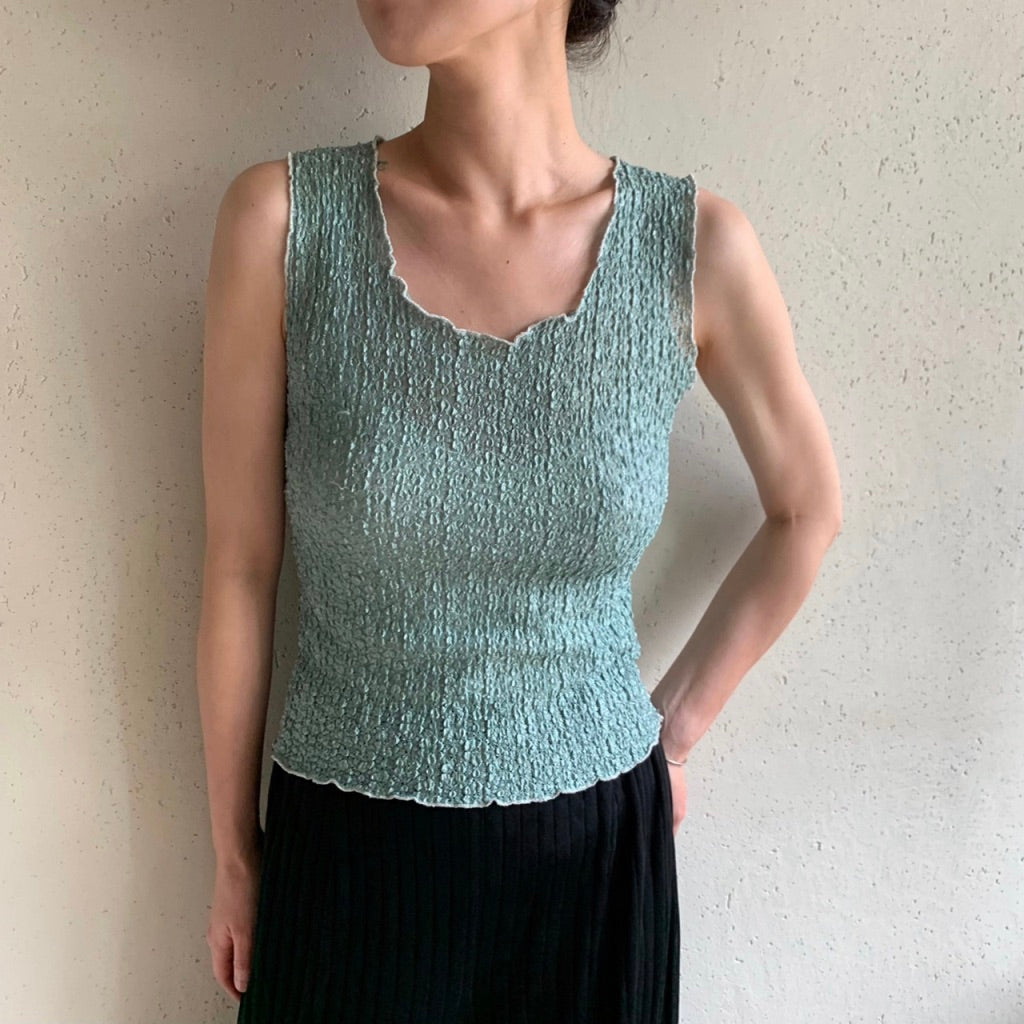 90s Sleeveless Top Made in USA