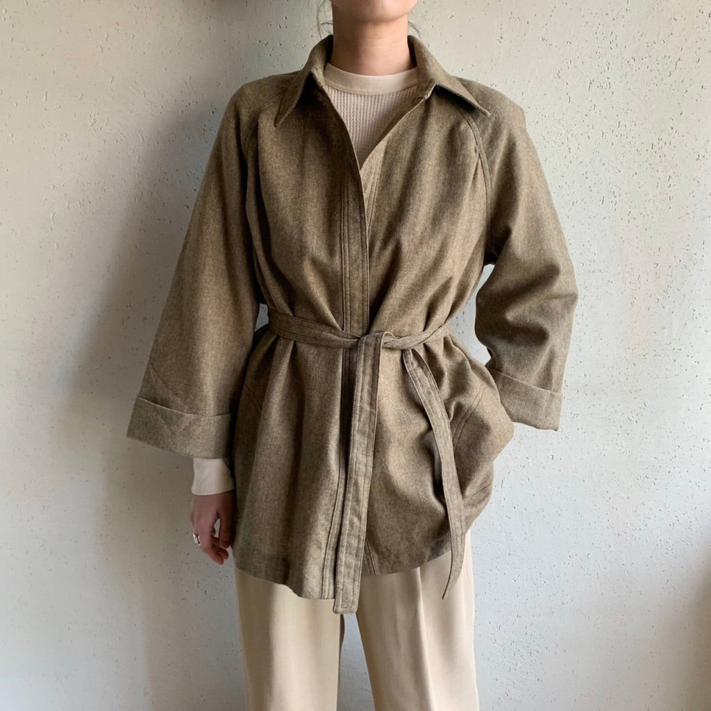 70s Wool Shirt Jacket