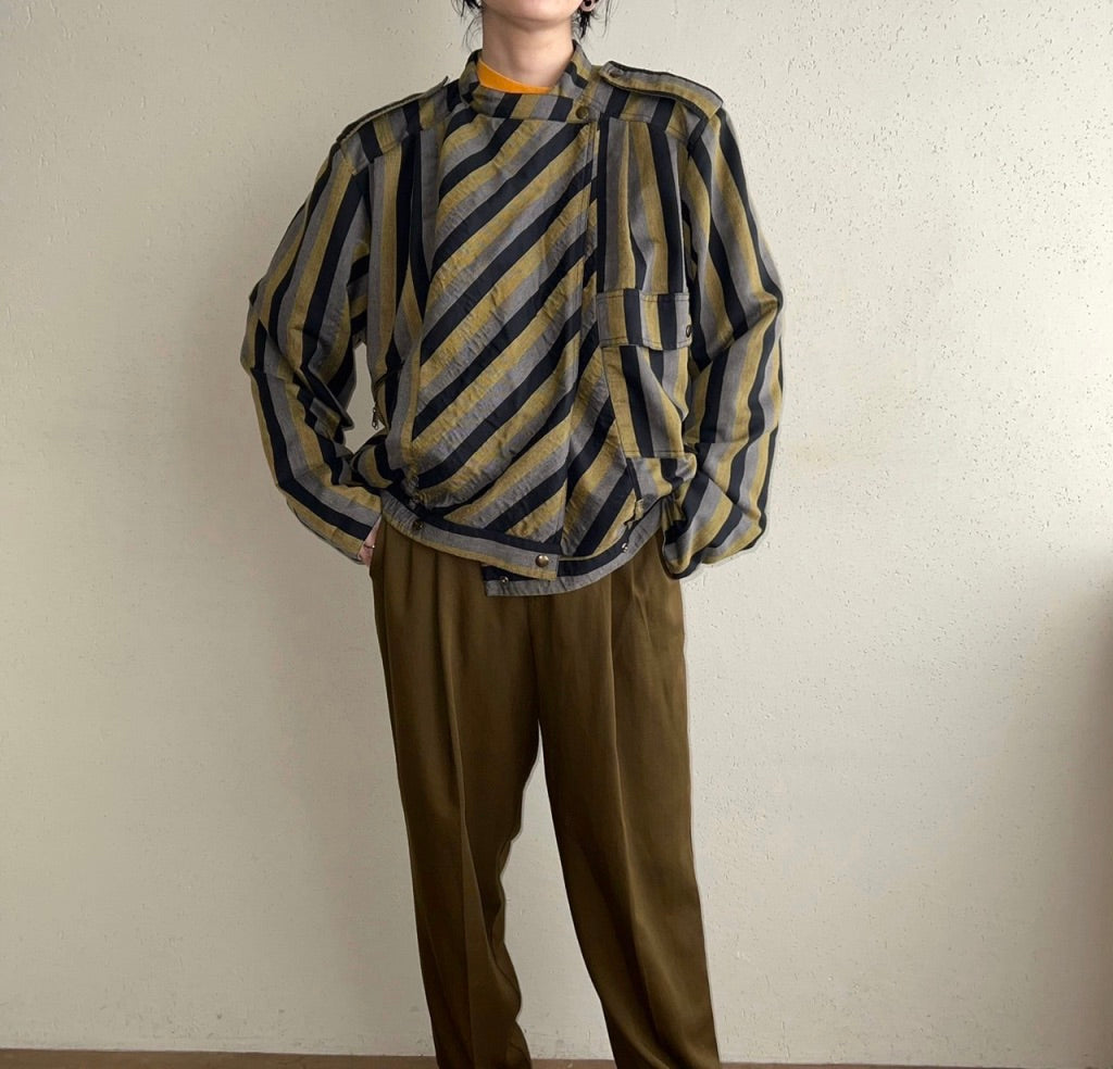 80s EURO Striped Jacket