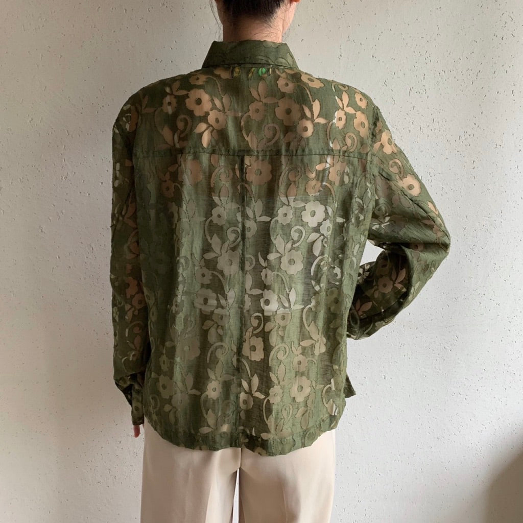 90s Sheer Blouse