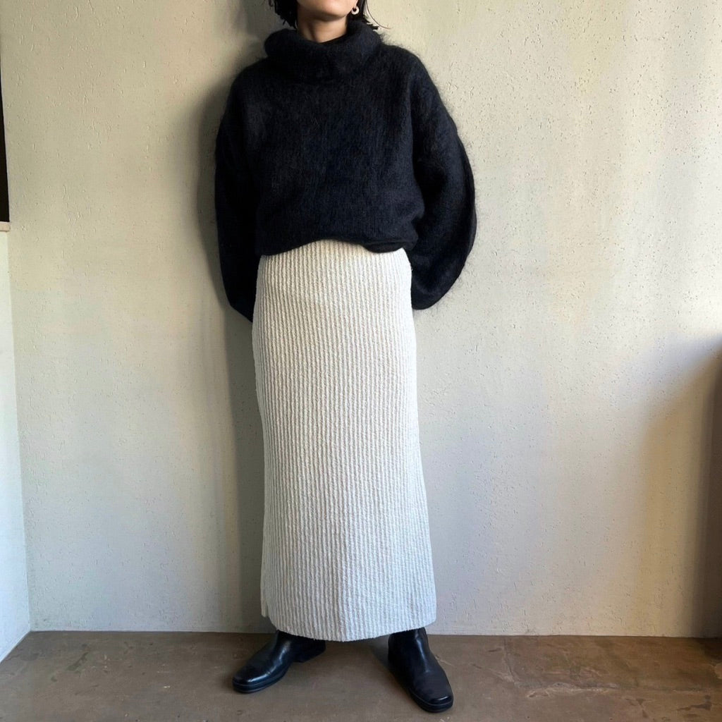 90s EURO Ribbed Knit Skirt