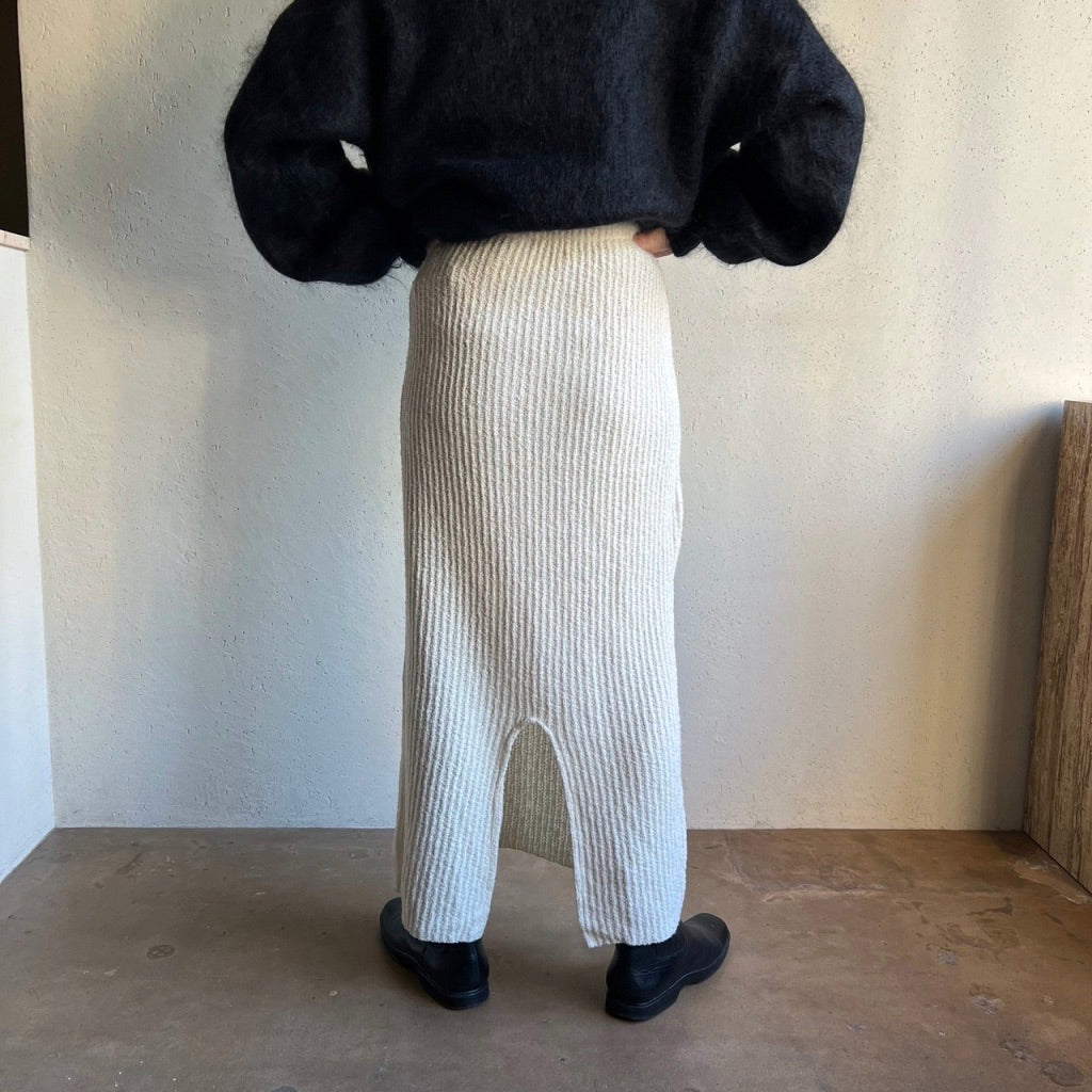 90s EURO Ribbed Knit Skirt