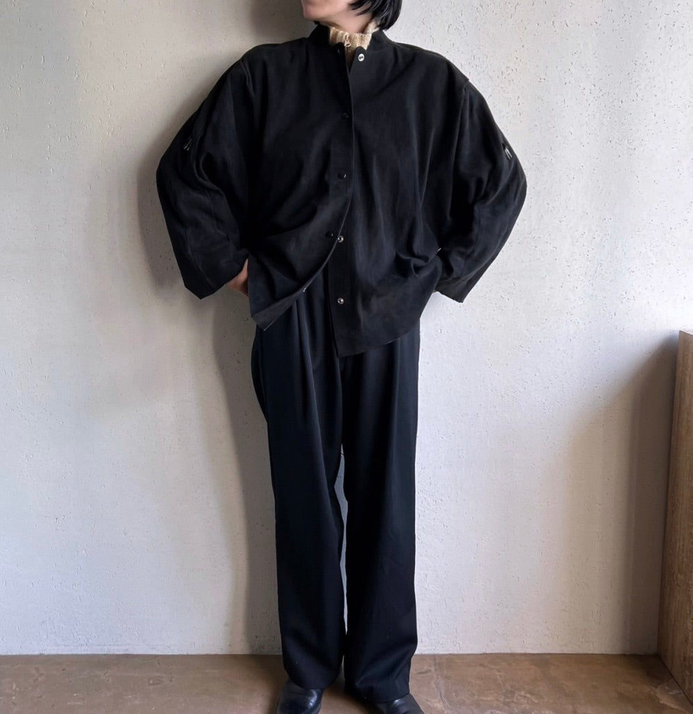 80s Suede Jacket Shirt