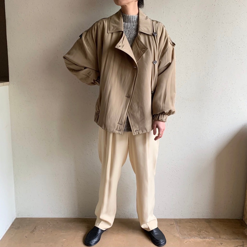 90s "ELLEN TRACY" Silk Jacket
