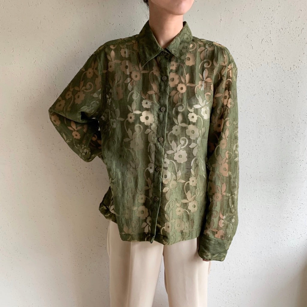 90s Sheer Blouse