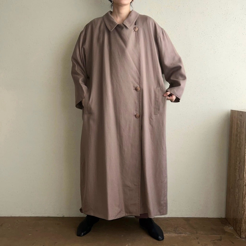 90s "ELLEN TRACY" Linen Coat