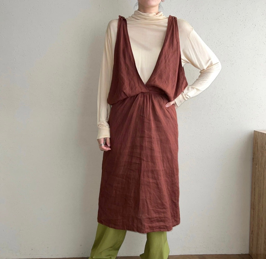90s EURO Linen Dress