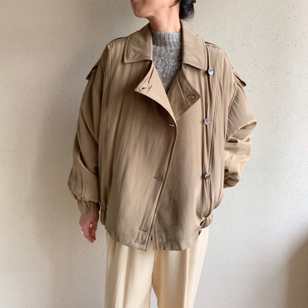 90s "ELLEN TRACY" Silk Jacket