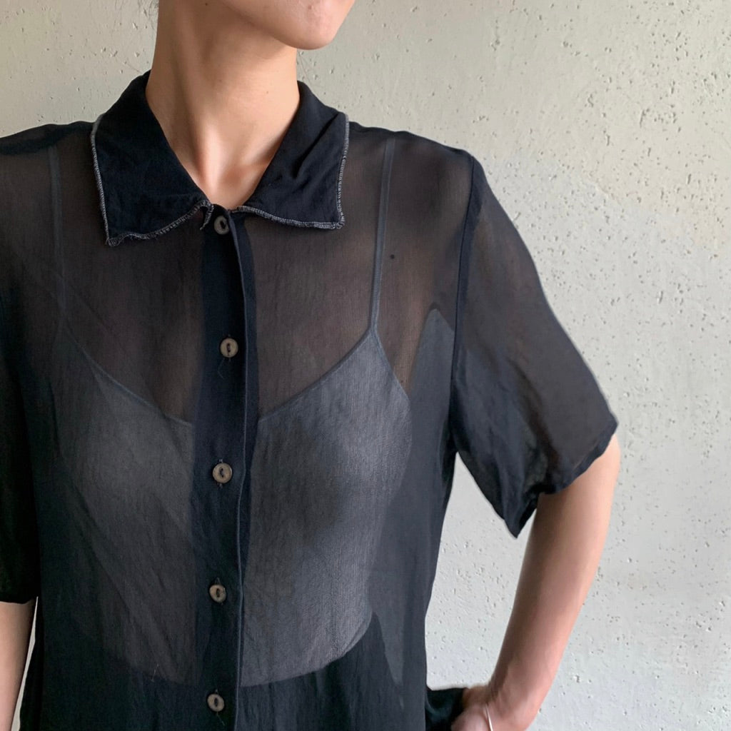 90s Sheer Blouse