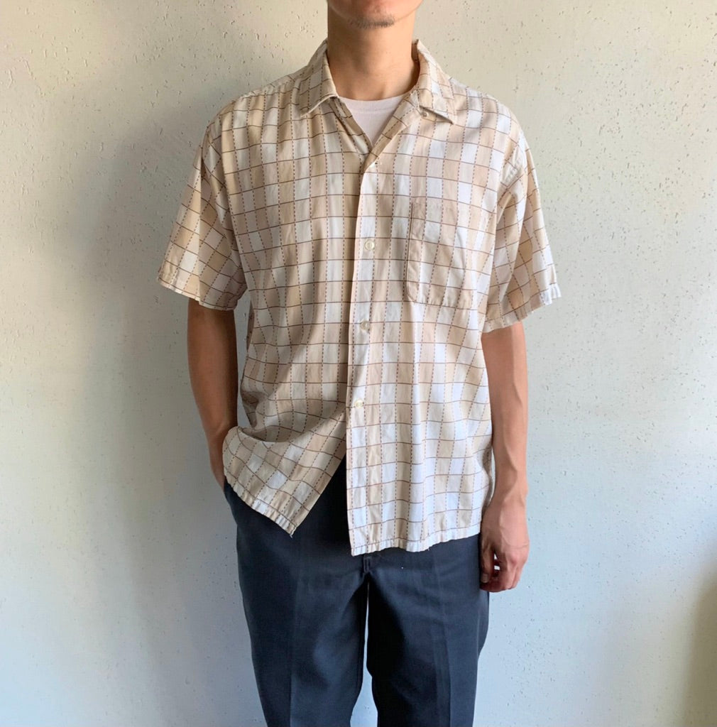 60s Sandy Mac Donald Plaid Box Shirt