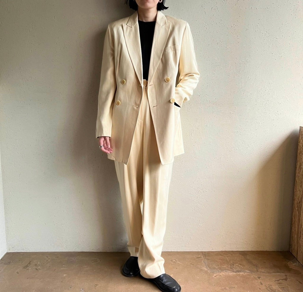 90s "ANN TAYLOR" Silk Two-Piece