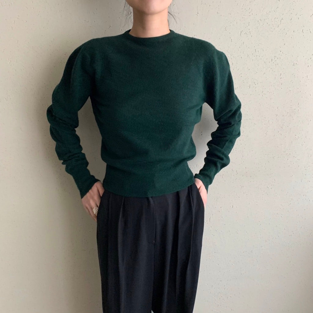 90s Green Light Knit Top