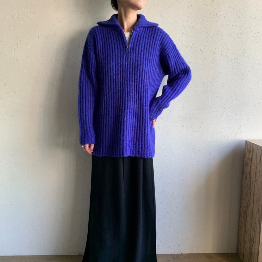 90s Zipped Mohair Knit