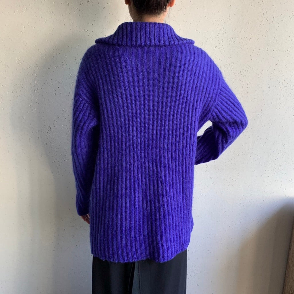 90s Zipped Mohair Knit