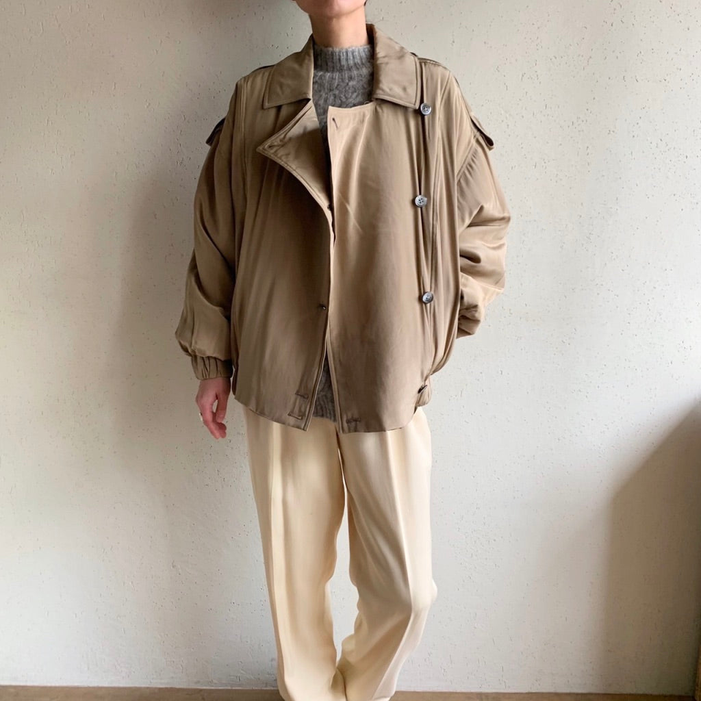 90s "ELLEN TRACY" Silk Jacket