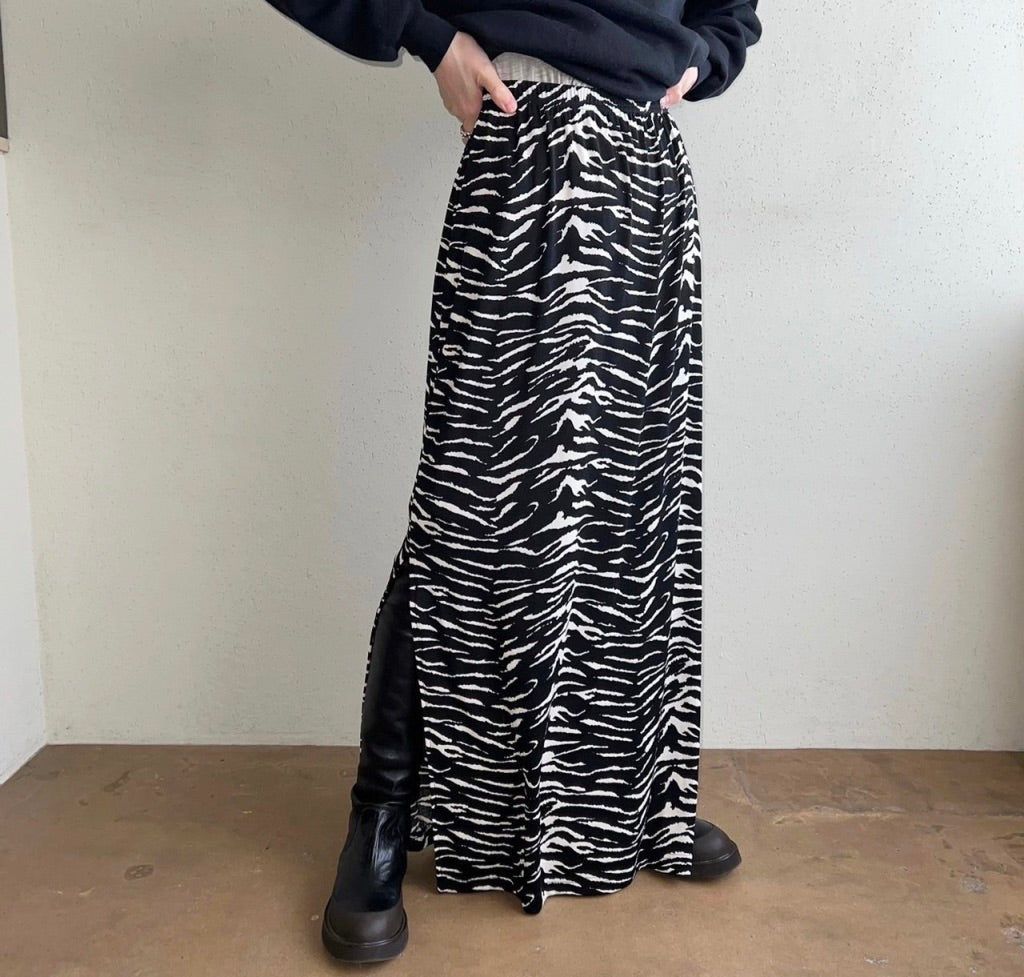 90s Pattern Skirt Made in USA