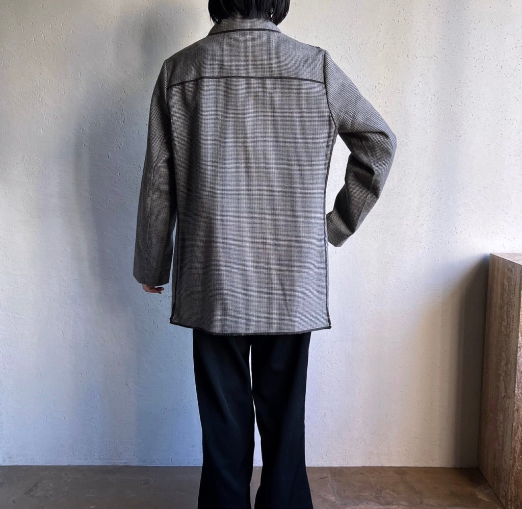 90s Wool Shirt Jacket