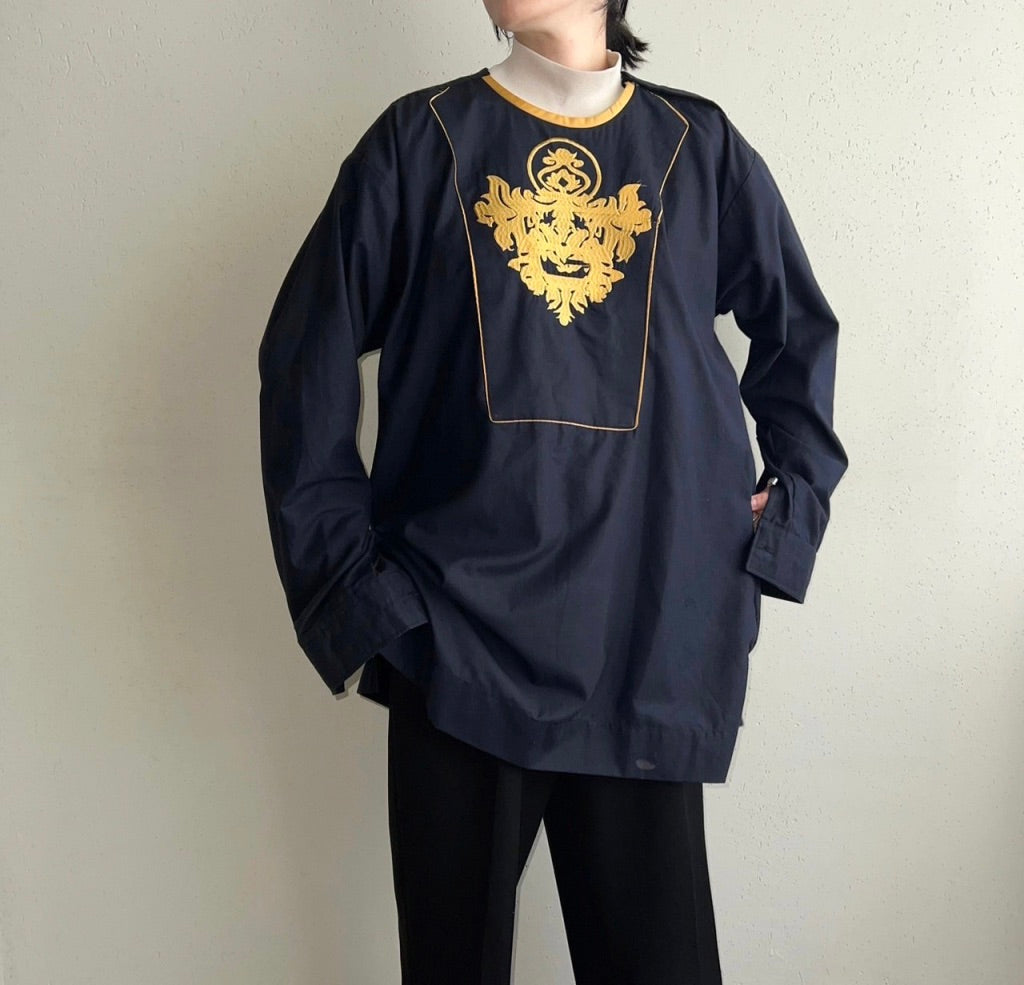 80s Embroidery Design Blouse