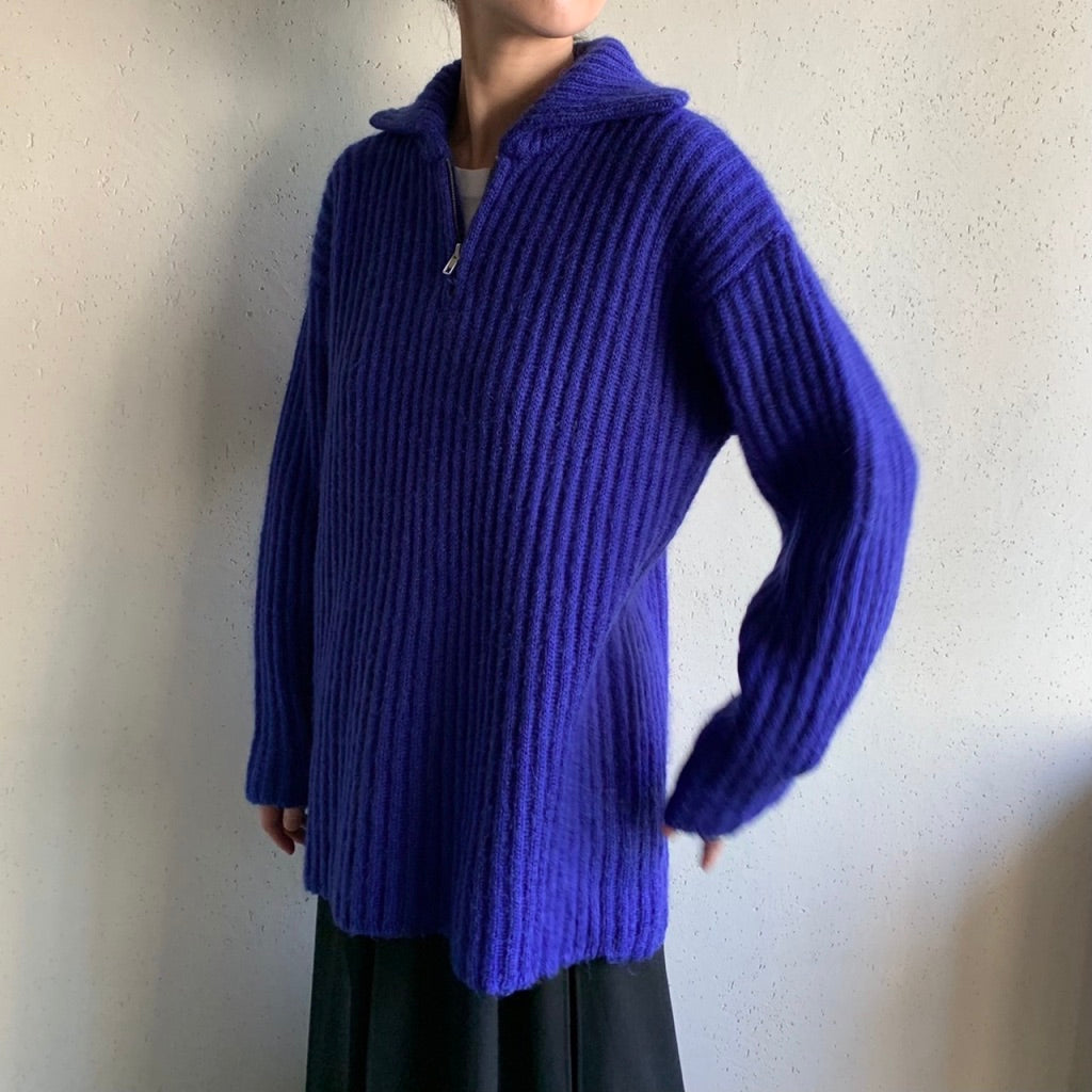 90s Zipped Mohair Knit