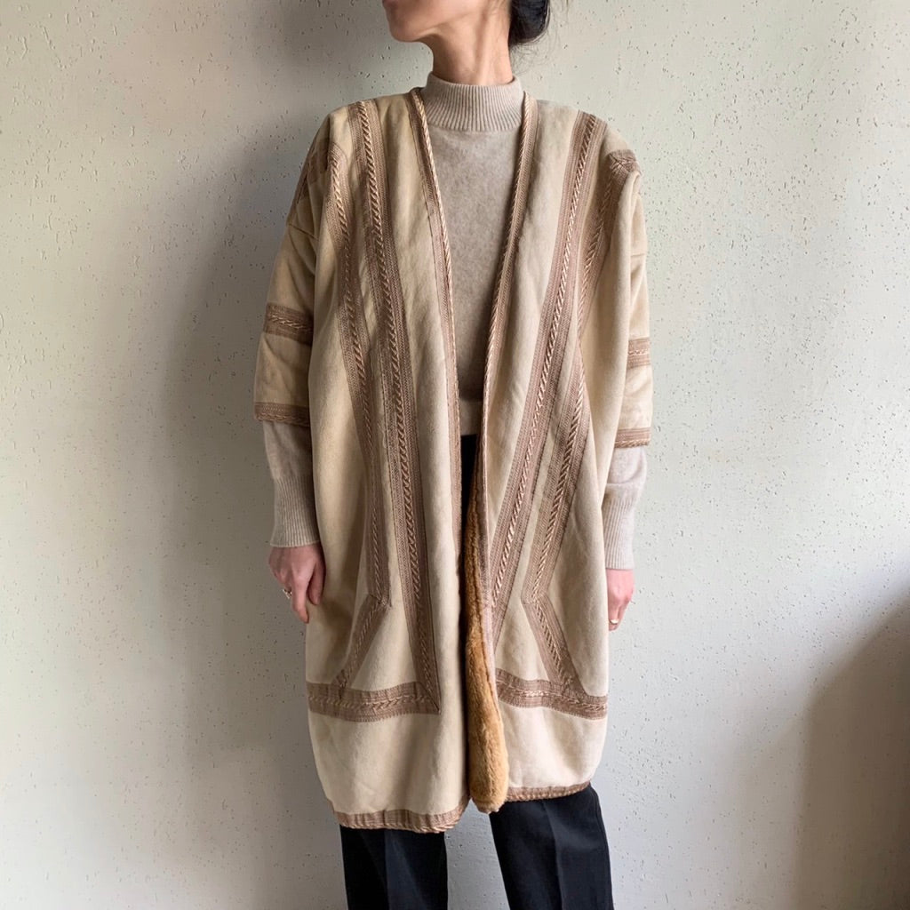 80s Boa Robe