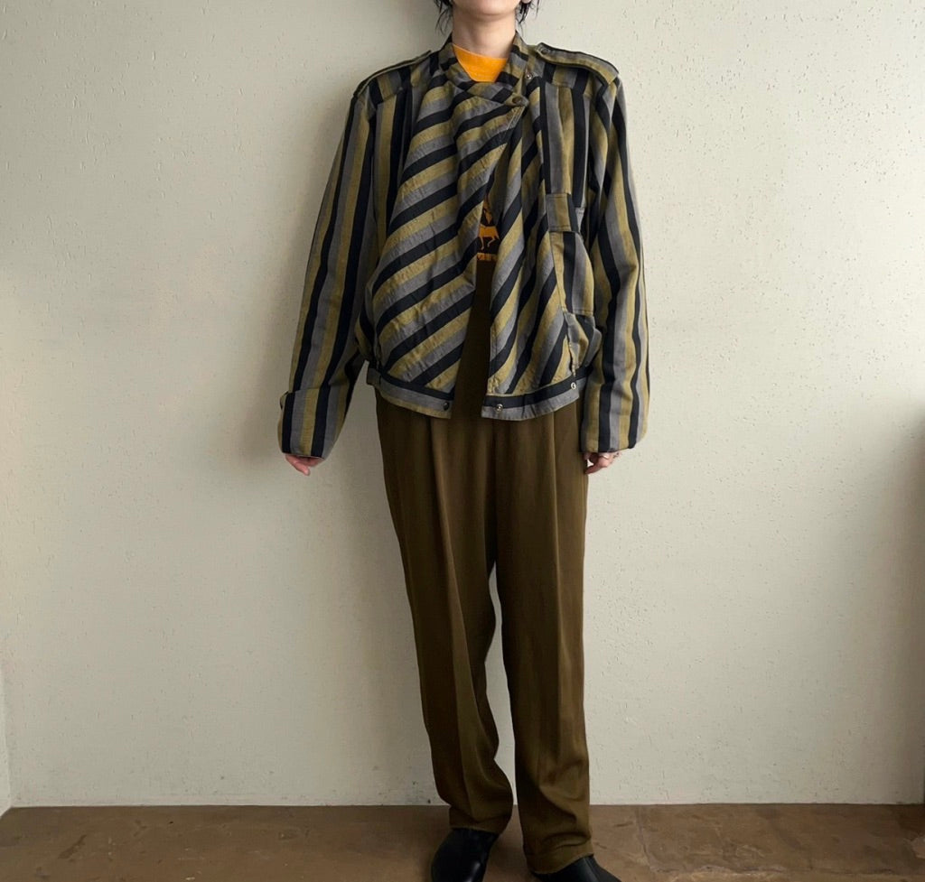 80s EURO Striped Jacket