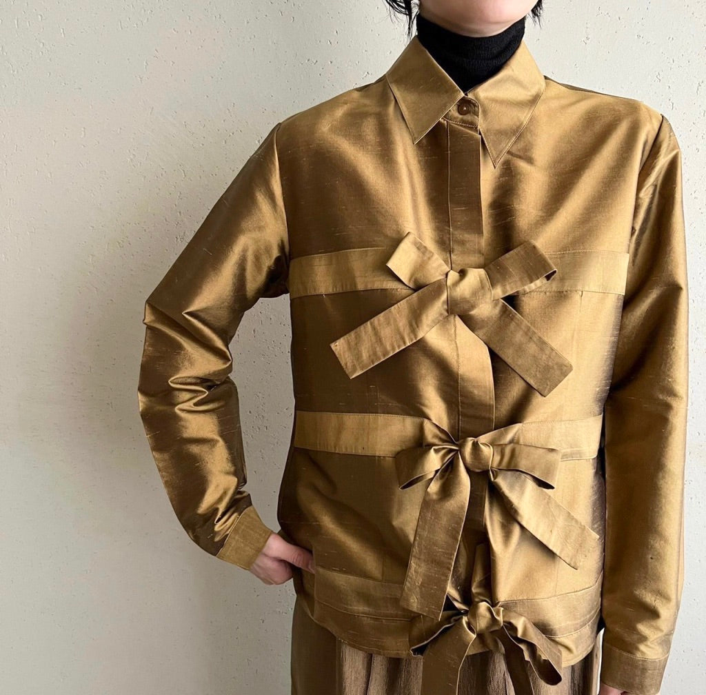 90s "SAMUEL DONG by Dons Collection" Silk Blouse