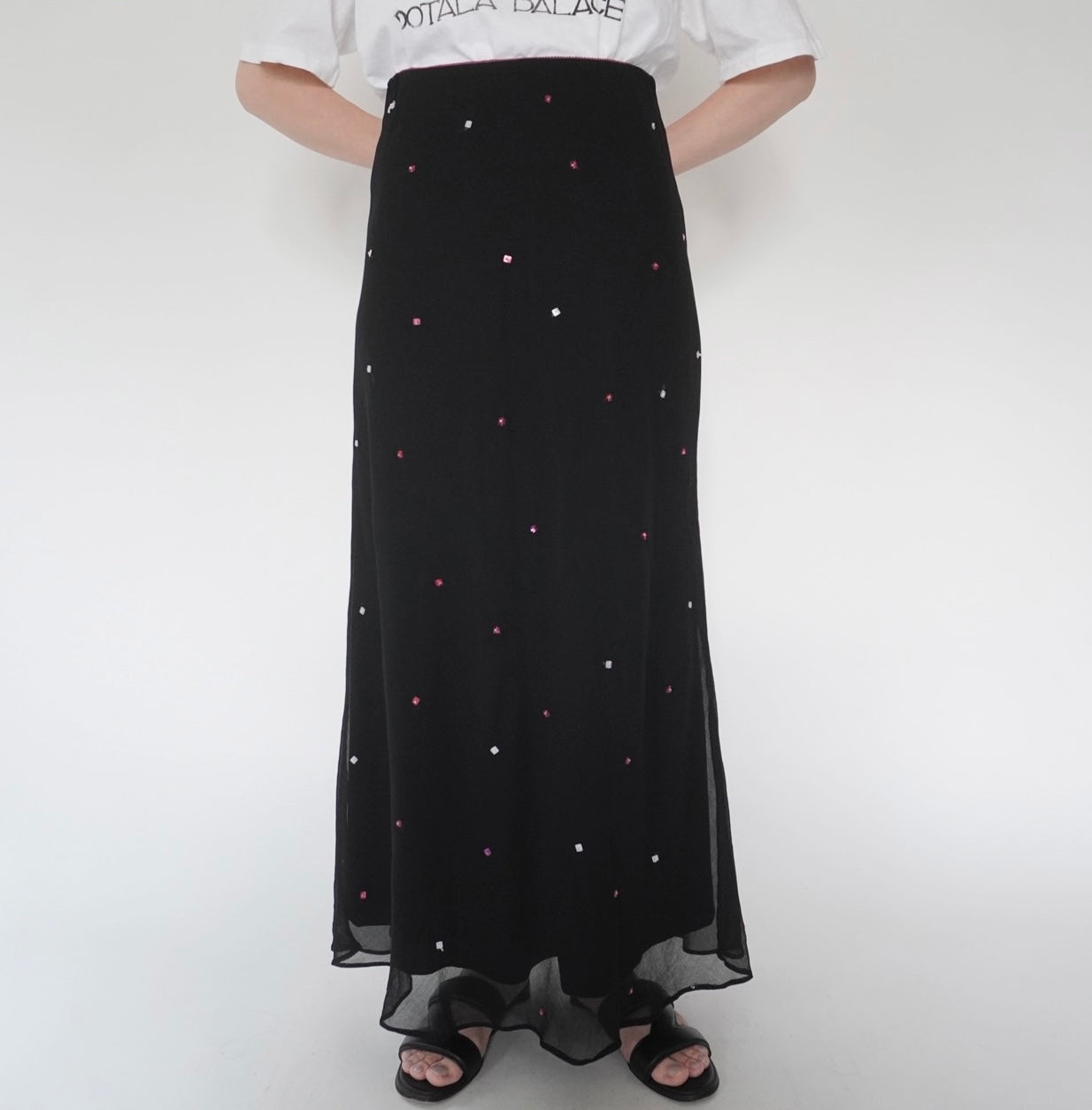 90s Beads Design Skirt