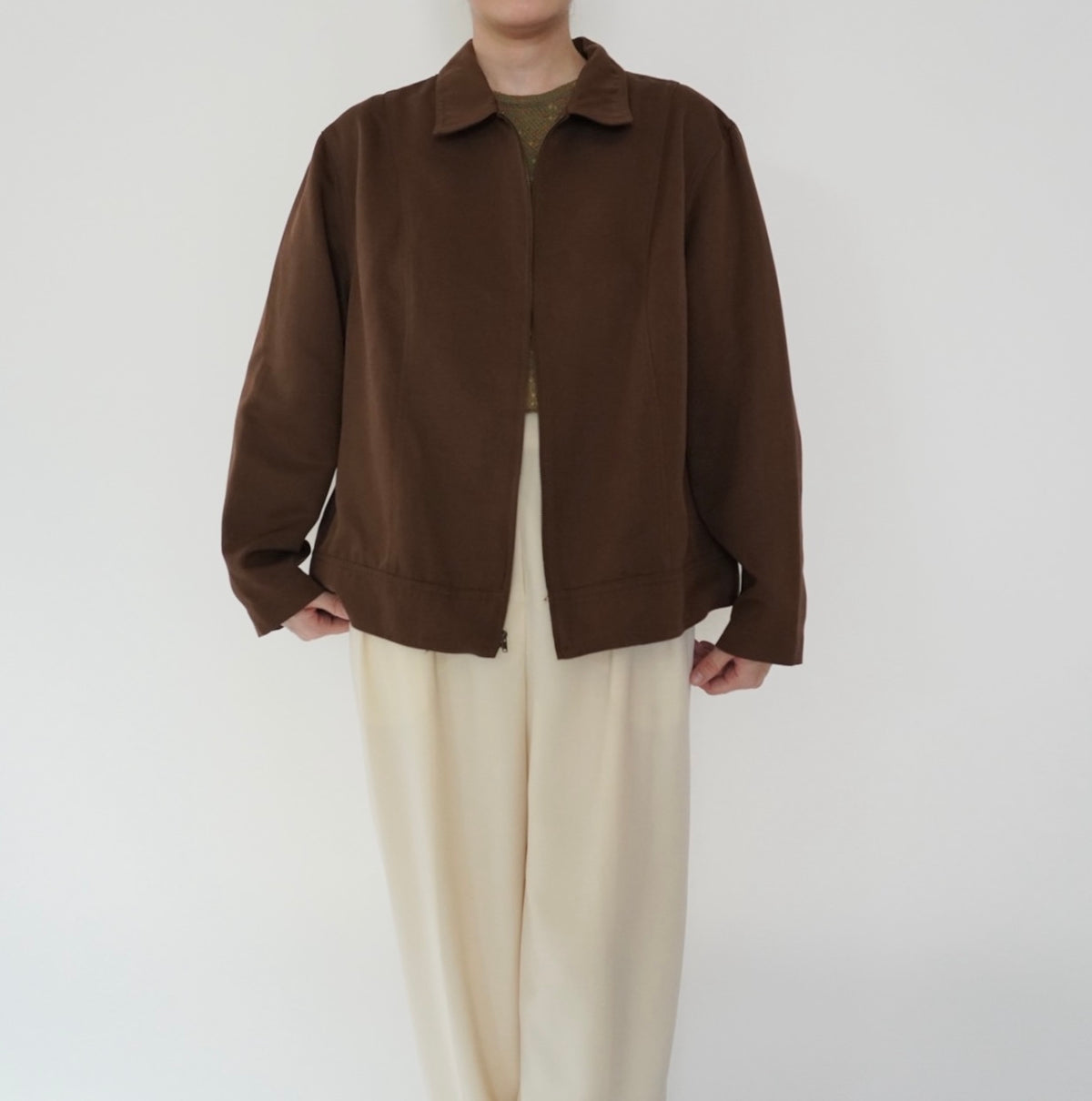 90s Brown Light Jacket