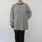 90s Striped Long Sleeves T-shirt Made in USA