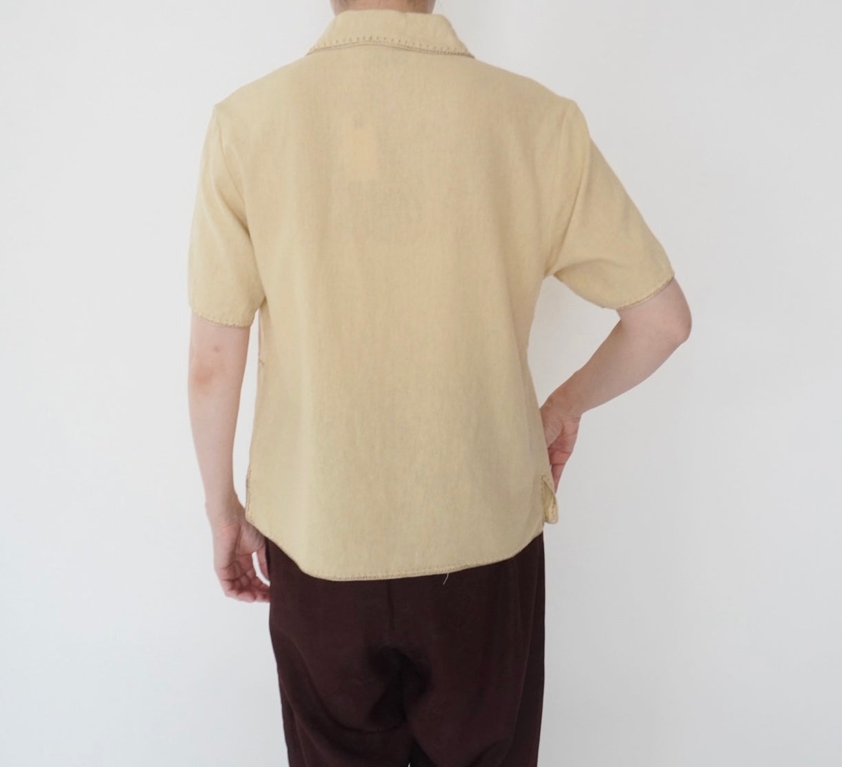 90s Design Linen Shirt