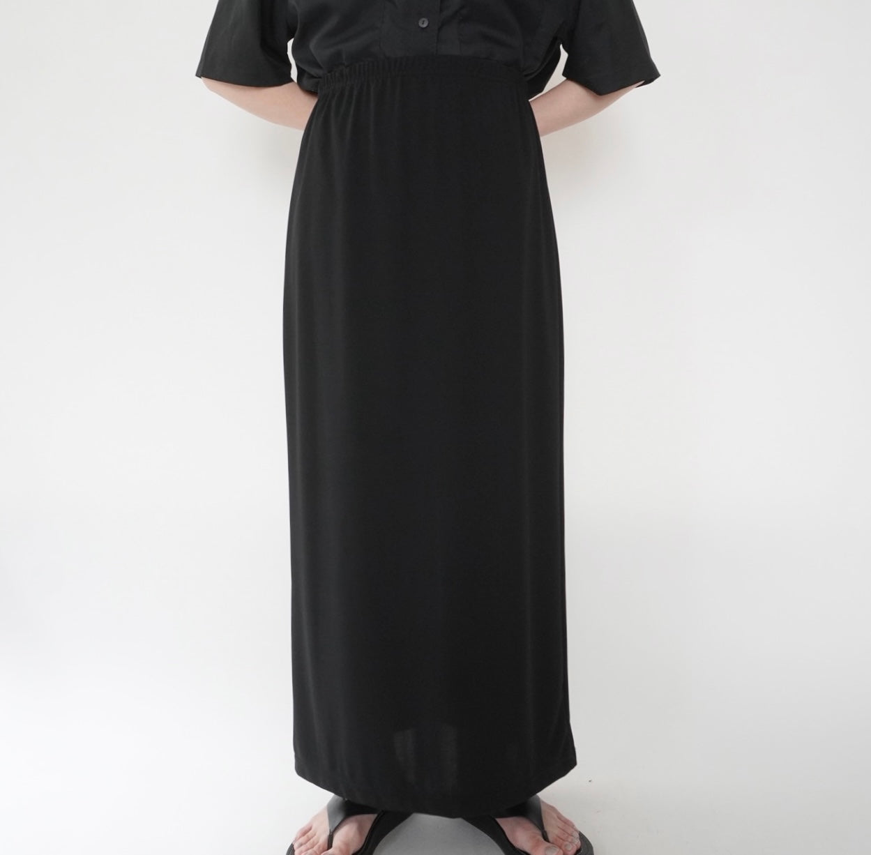 90s Black Skirt Made in USA