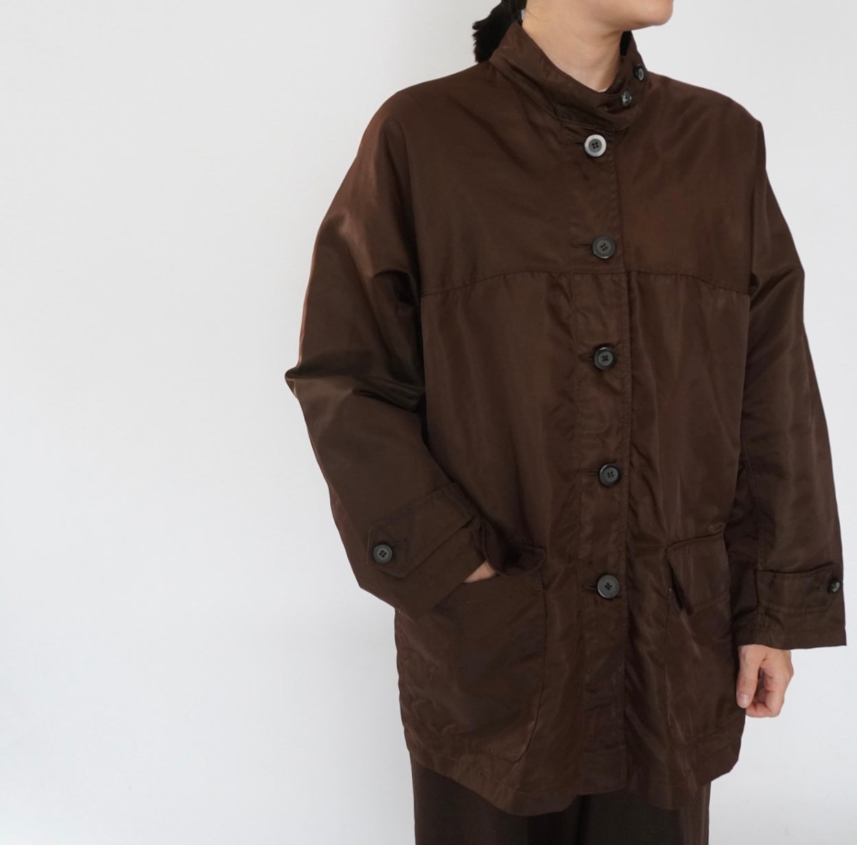 90s Brown Nylon Jacket