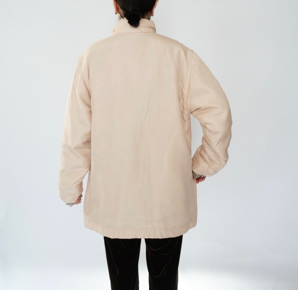 90s Silk Puffer Jacket