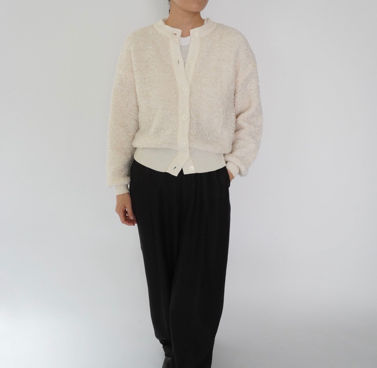 80s Design Knit Cardigan