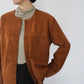 90s Suede Blouse, Jacket