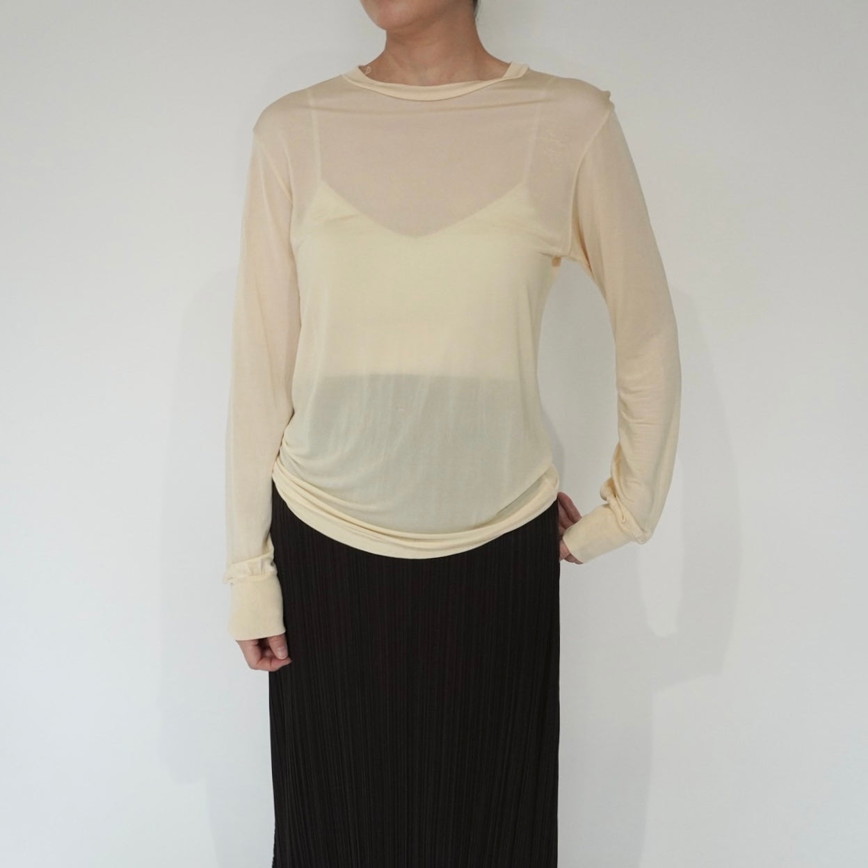 90s Sheer Silk Top