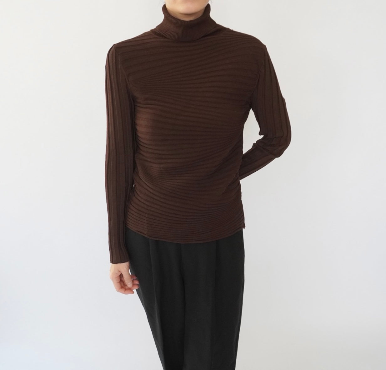 90s Wavy Ribbed Top