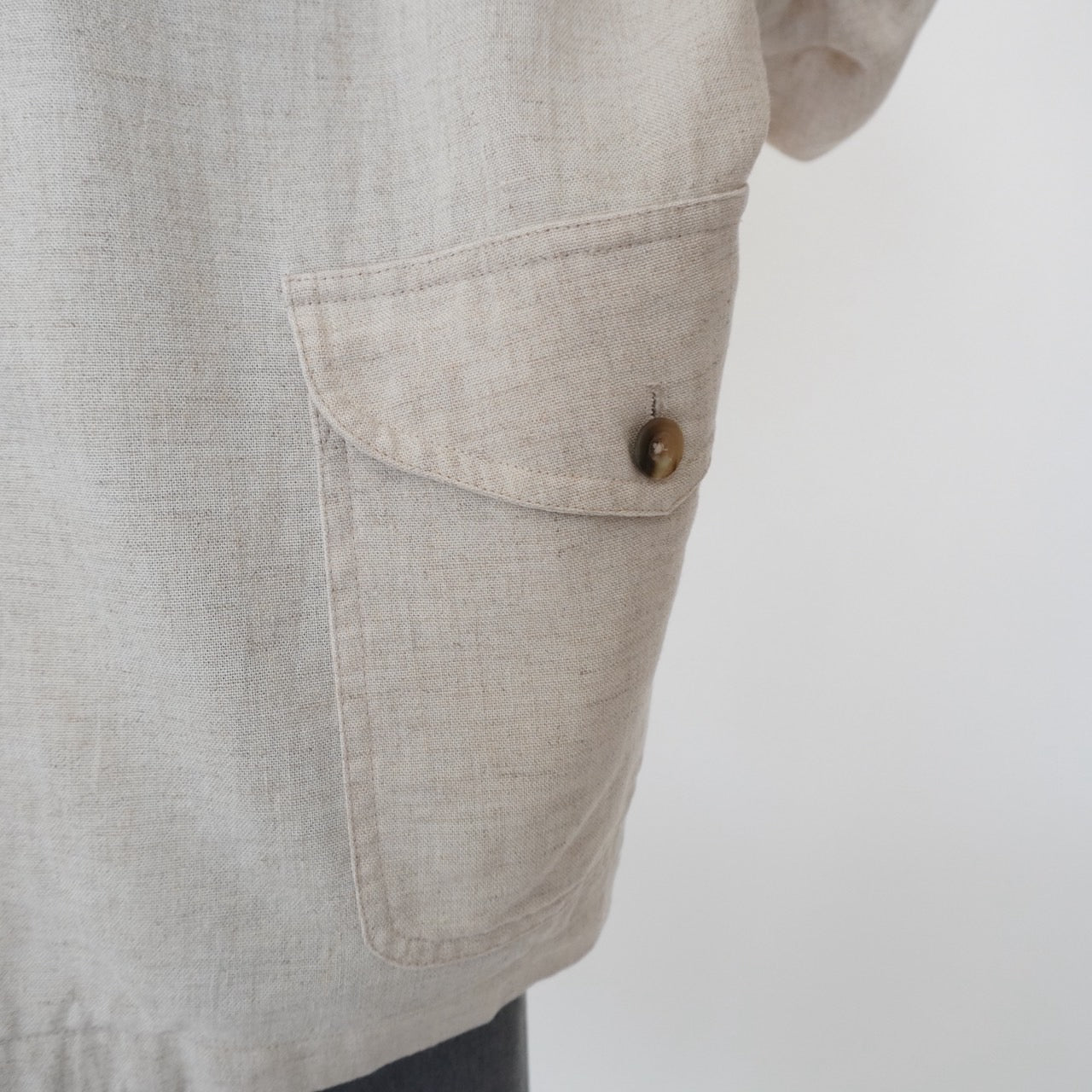 90s Linen Jacket Made in USA