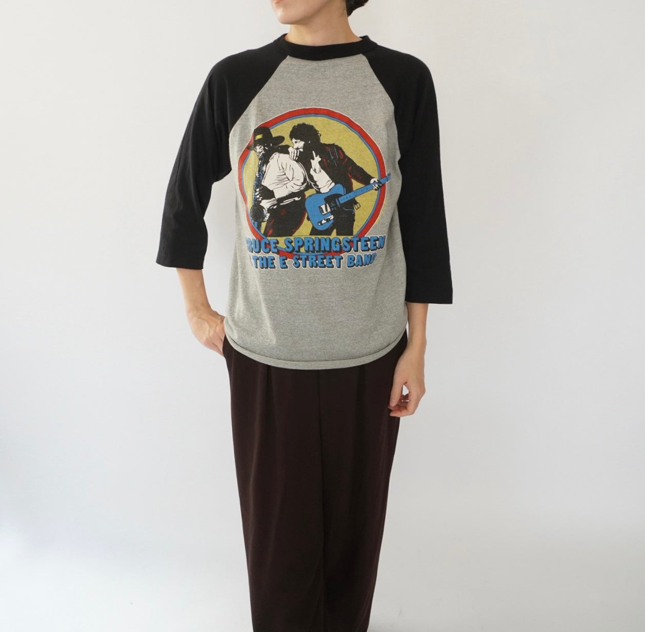80s "BRUCE SPRINGSTEEN" Raglan T-shirt　