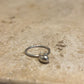 ”Tiffany & Co.” Silver Teardrop Ring