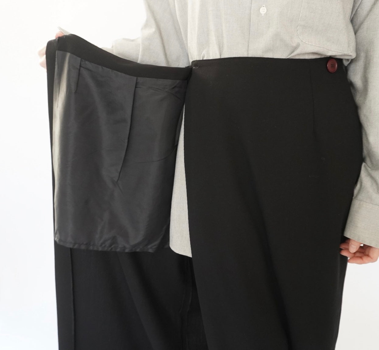 90s Wrap Maxi Skirt Made in Italy