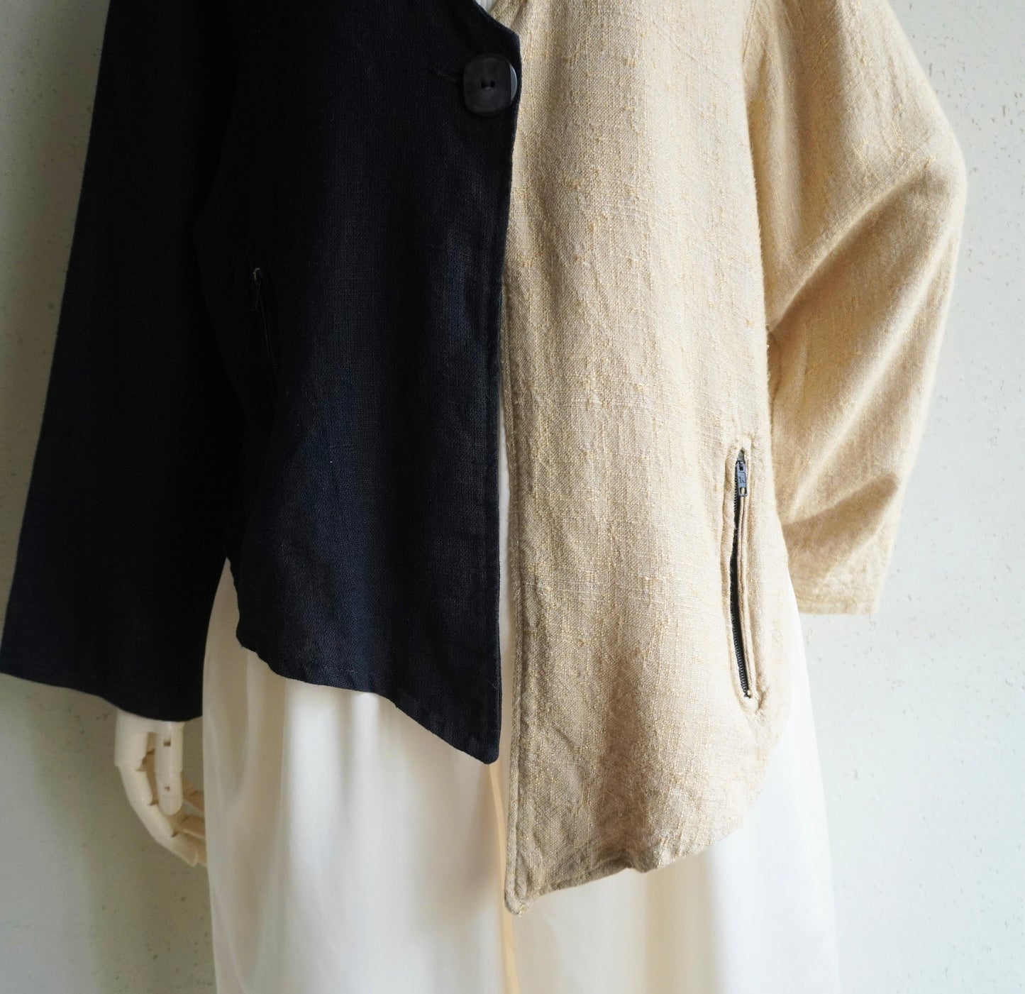 90s EURO Asymmetry Design Jacket