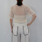 90s Linen Wide Pants